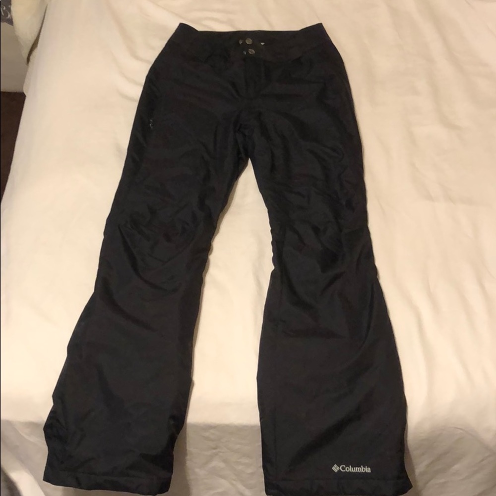 Black Columbia ski pants